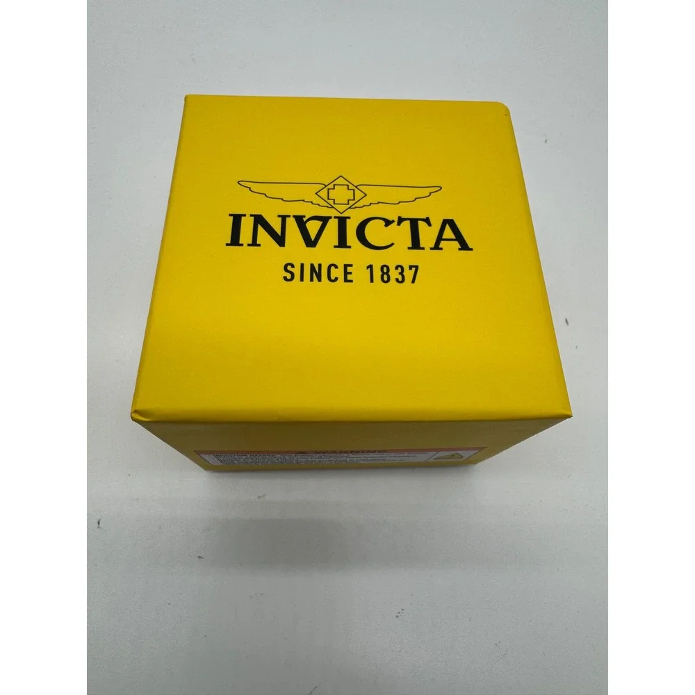 Invicta Racing Vaulthan Mens Watch 44mm Red White Skeleton Dial Silicone Strap